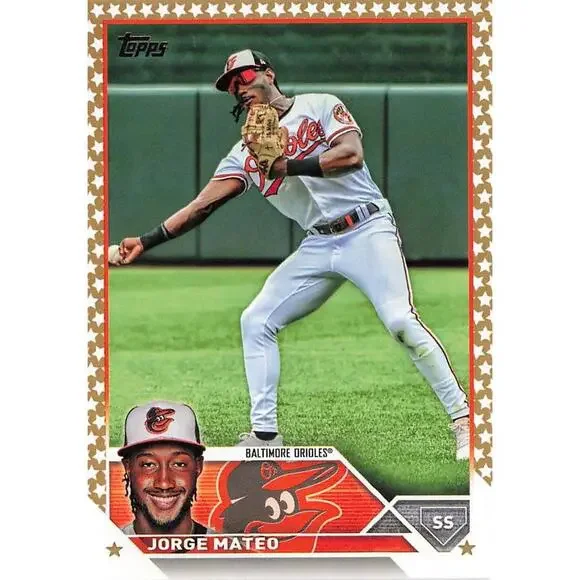2023 Topps Gold Star Jorge Mateo #38 Baltimore Orioles