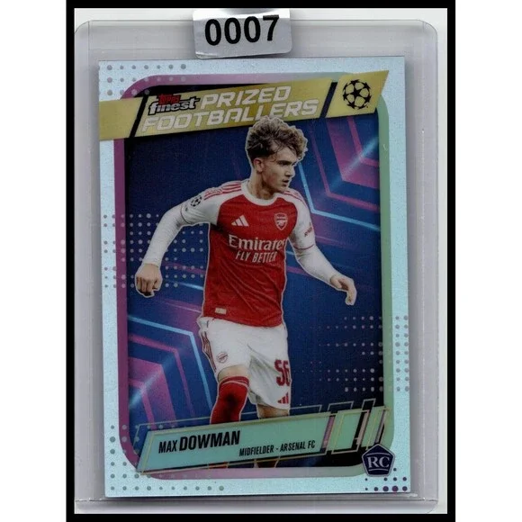2025-26 Finest UEFA Max Dowman #PF-10 Arsenal FC Prized Footballers
