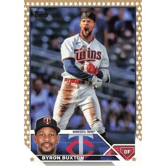 2023 Topps Gold Star Byron Buxton #25 Minnesota Twins