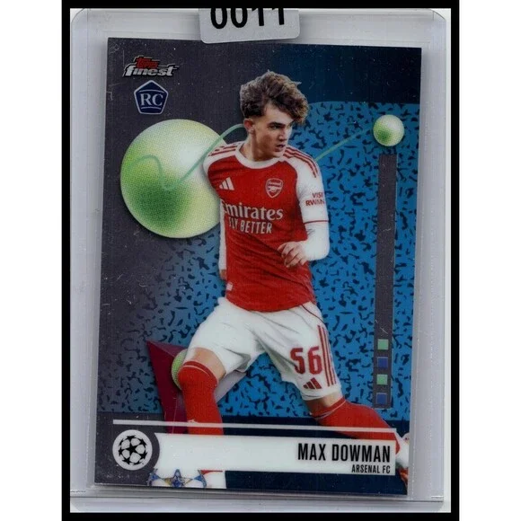 2025-26 Finest UEFA Max Dowman #56 Arsenal FC Rookie