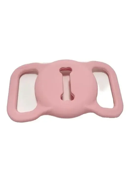 Silicone Dog Collar AirTag Holder Protective Case