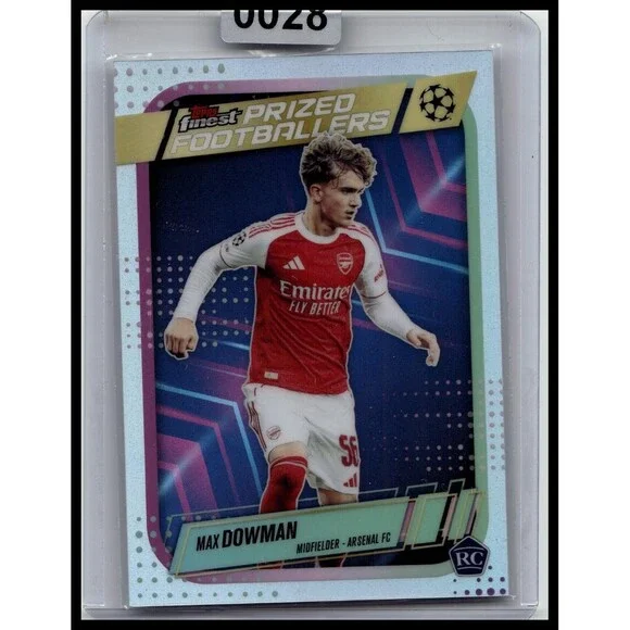 2025-26 Finest UEFA Max Dowman #PF-10 Arsenal FC Prized Footballers