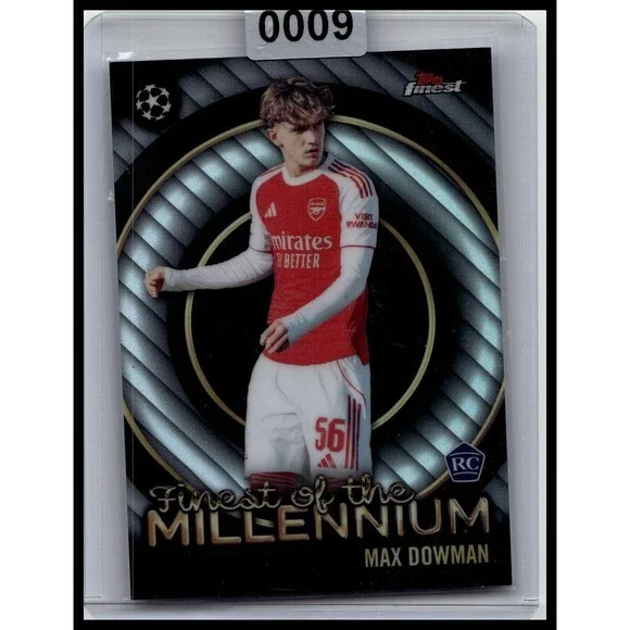 2025-26 Finest UEFA Max Dowman #FM-8 Arsenal FC Finest of the Millennium