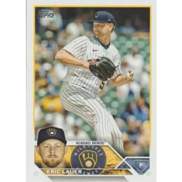 2023 Topps Eric Lauer #109 Milwaukee Brewers