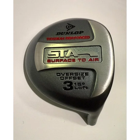 VTG New‎ Dunlop Golf club Head only 3 Iron 15 Degree Right Handed Titanium