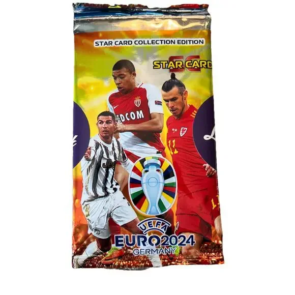 2024 Euro Soccer Cards - 32 Unique Greatest Soccer Player Cards - Pack of 4