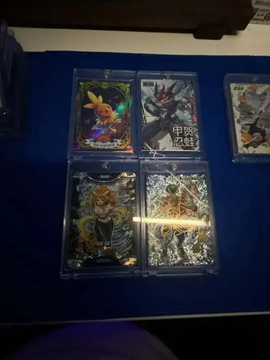 Custom Pokemon-Themed Art Collection Trading Cards (Set of 4)