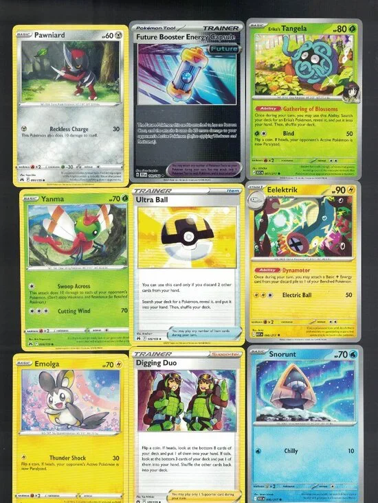 POKEMON 2026 MIX LOT OF 9 AUTHENTIC CARDS