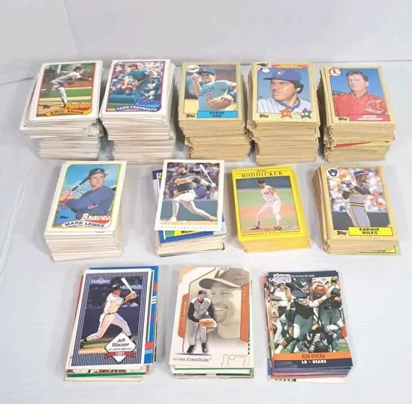 Lot MLB Baseball Cards 1987–2020 Topps Fleer Donruss Score Upper Deck Mix 1000 +