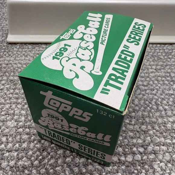 1991 Topps Baseball Traded Series Complete Set 132 cards‎ EXC