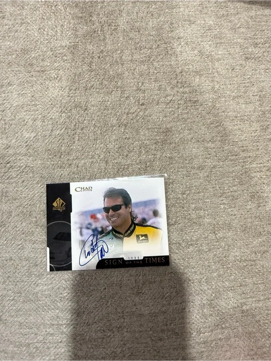 1999 SP Authentic Sign of the Times Chad Little Auto Autograph NASCAR Card