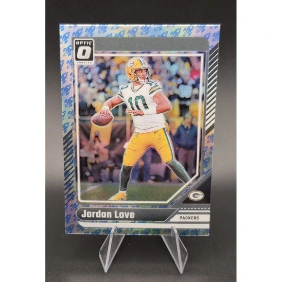 2024 Panini Donruss Optic Jordan Love #69‎ Rocket Prizm Green Bay Packers SP