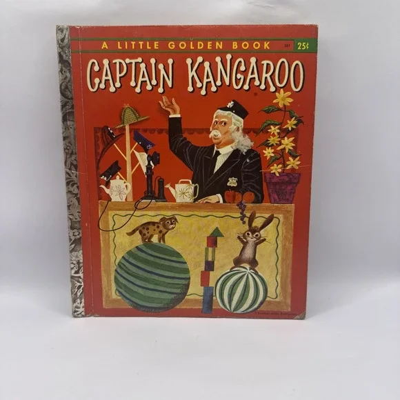 Captain Kangaroo A Little Golden Book #261  Rare‎ Vintage 3rd Edition 1956