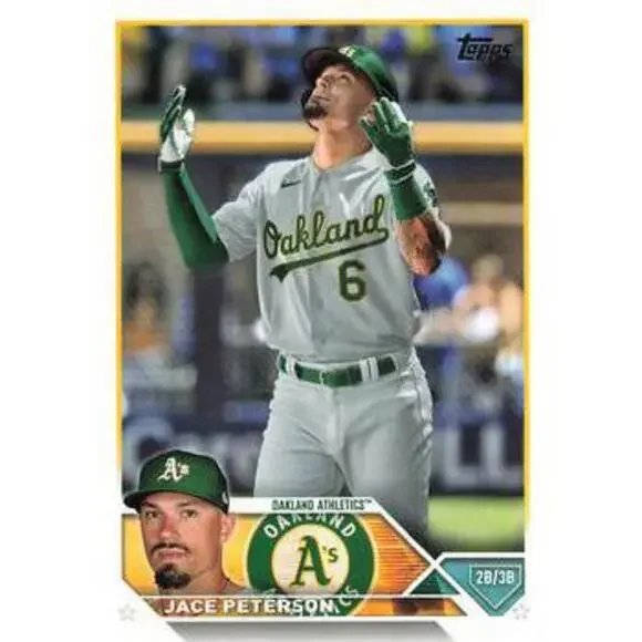 2023 Topps Jace Peterson #619 Oakland Athletics