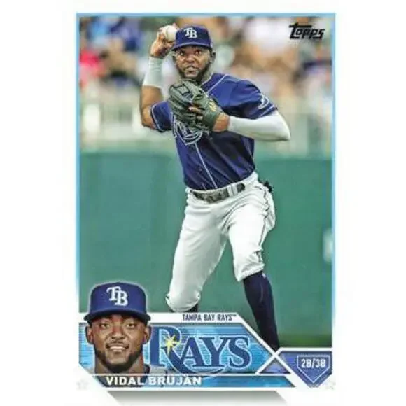 2023 Topps Vidal Brujan #613 Tampa Bay Rays