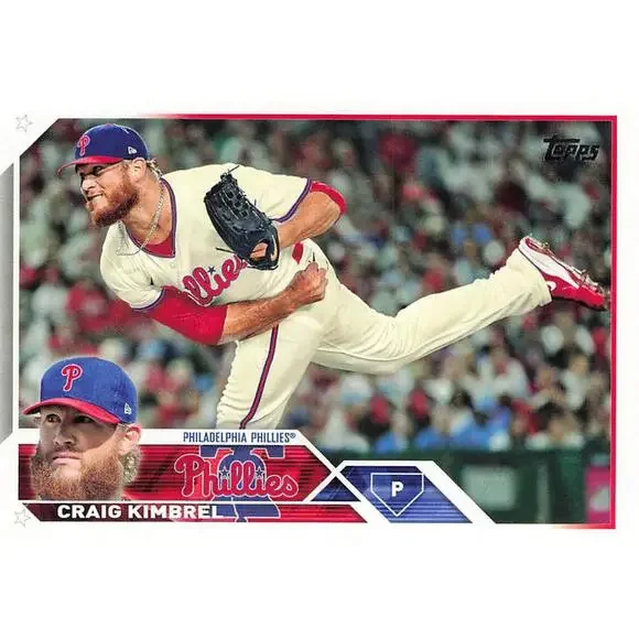 2023 Topps Craig Kimbrel #589 Philadelphia Phillies