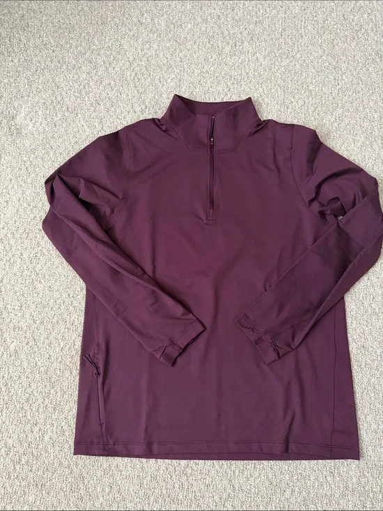 Lululemon Rulu Fleece 1/2 zip, like new, L