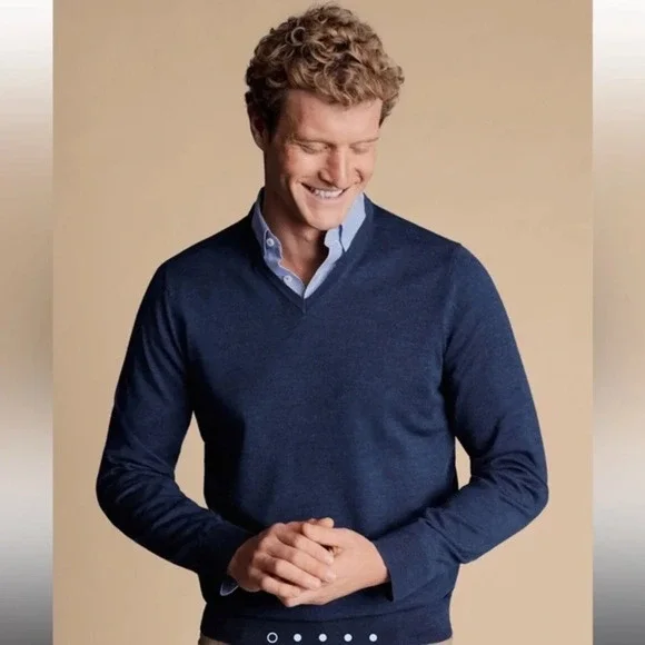 Toscano sz medium 100% merino wool sweater made in Italy excellent condition​