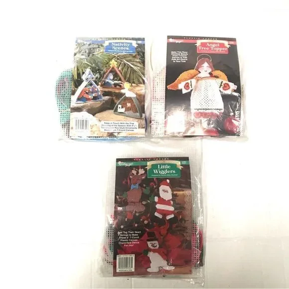 ‎NIP The Needlecraft shop Christmas craft decor 3pack