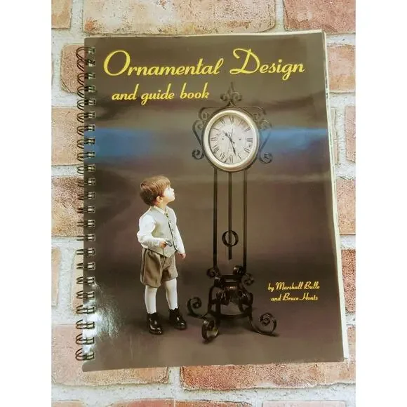 2004 Ornamental Design & Guide Book - Marshall‎ Bulle - Iron Work Art - RARE HTF