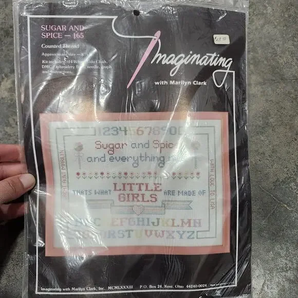 Vtg Imaginating Sugar & Spice Counted Cross Stitch Booklet #165, 8x11