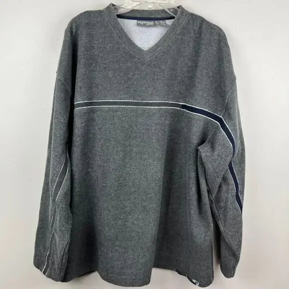 Y2K 2000s Vintage Extreme Gear Center Stripe Sweater Size XL