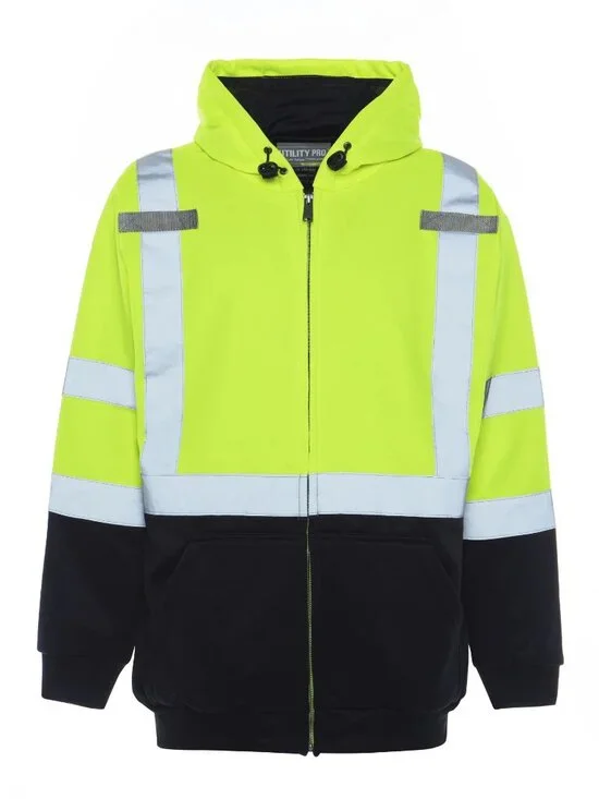 HiVis Soft Shell Full Zip Hoodie