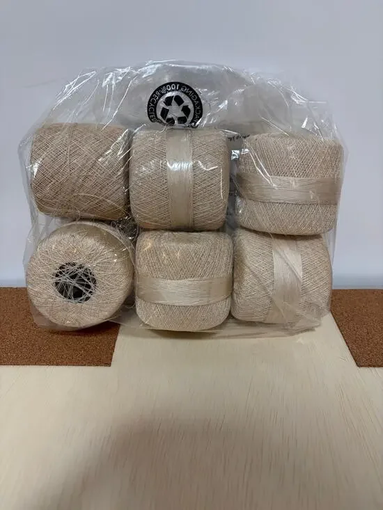 Lot of 6 Vintage DMC Cordonnet Special Superba No 80 Crochet Thread Ecru France
