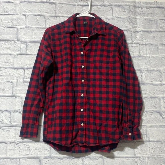 Uniqlo top red and black