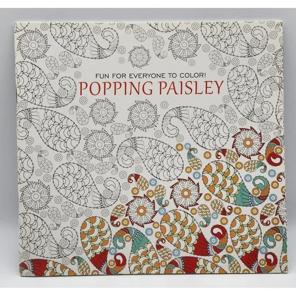 POPPING PAISLEY |‎ LEISURE ARTS (6817) By The Guild Of Master Craftsman