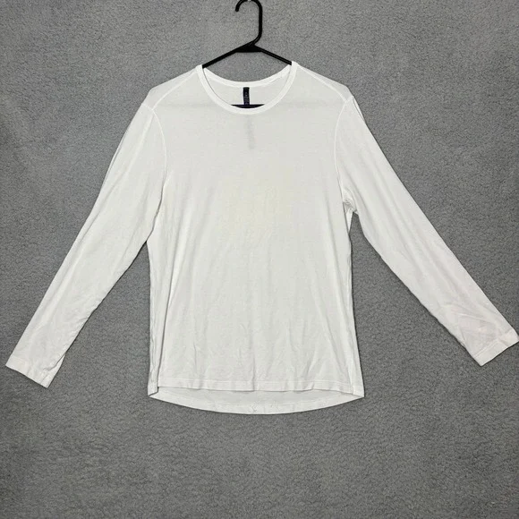Lululemon Vitasea Pima Cotton Long Sleeve Crewneck Top White Size M