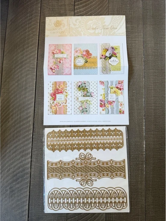 Anna Griffin Border Trim Dies die cut set