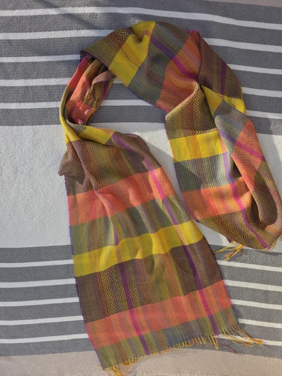 Sol Brand Silk & Alpaca Lightweight Long Scarf Wrap Warm Cllors