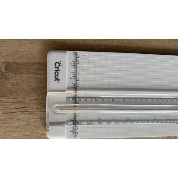 Cricut Portable Trimmer 12‎ Inch White Paper Cutter with 15 Inch Swing Out Arm