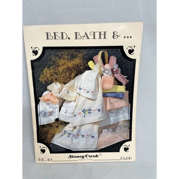 Bed Bath Beach Stoney Creek Cross Stitch Pattern Book 49 Flamingo Shells