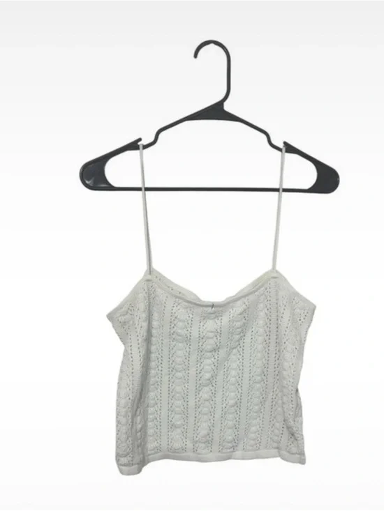 O'Neill White Crochet Spaghetti Strap Cami