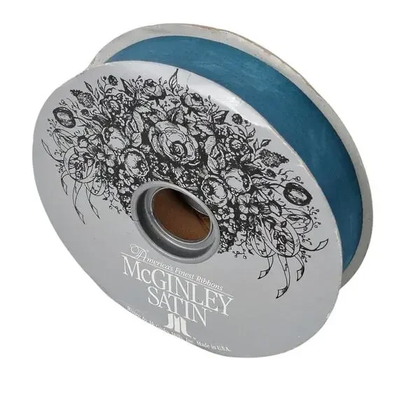 McGinley Satin Ribbon Teal #9 1 5/16