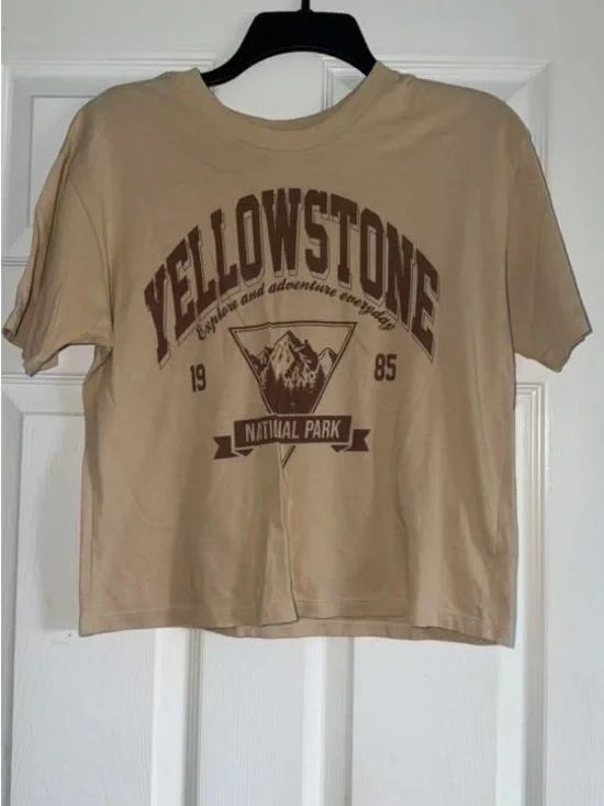 Yellowstone Beige Graphic T‑Shirt