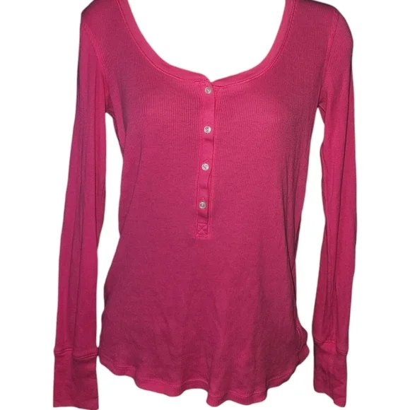 Victoria's Secret Long Sleeve 3/4 Button Down Top