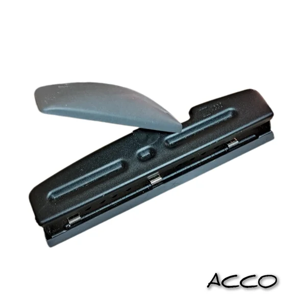 ACCO Heavy Duty Puncher. Adjustable to 2 or 3 Holes. Comfortable & Easy to Use