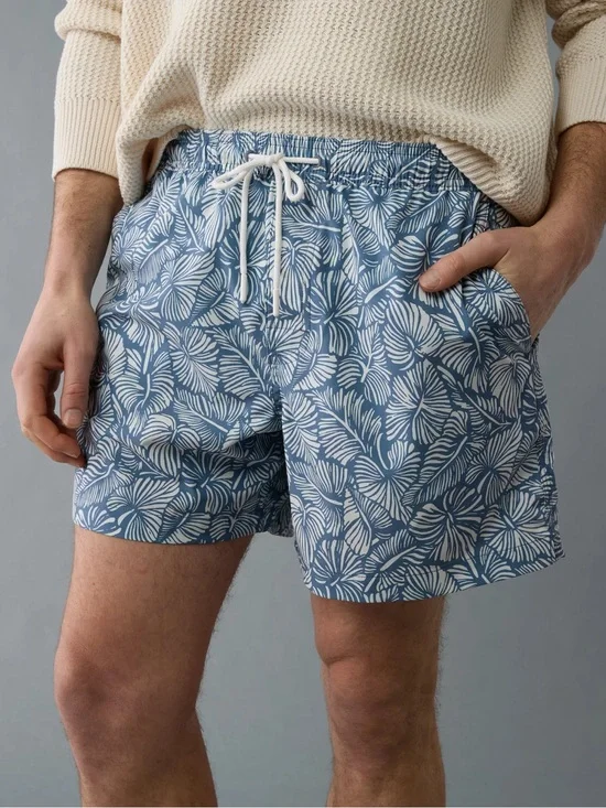 American Eagle Men’s 5” Flex Swim Trunks Medium