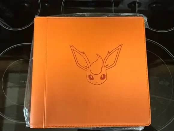 New! Custom Pokémon Card Leather Binder, holds 480 cards