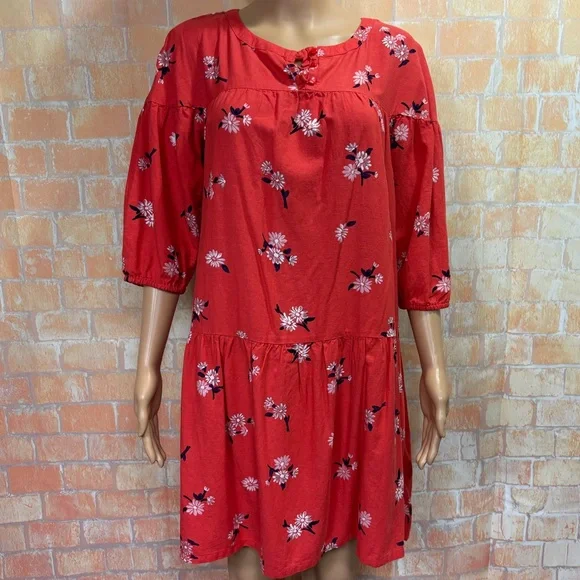 Old Navy Girls Floral Print Tiered‎ Dress