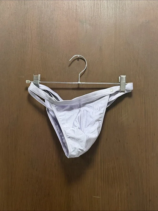 Men's Light Lavender Swim Trunks - Minimalist Cut