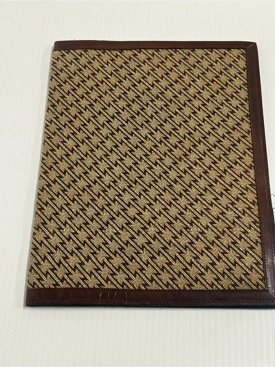 Vintage Damaged Aldo Navarro First Cable Club Leather Portfolio Folder