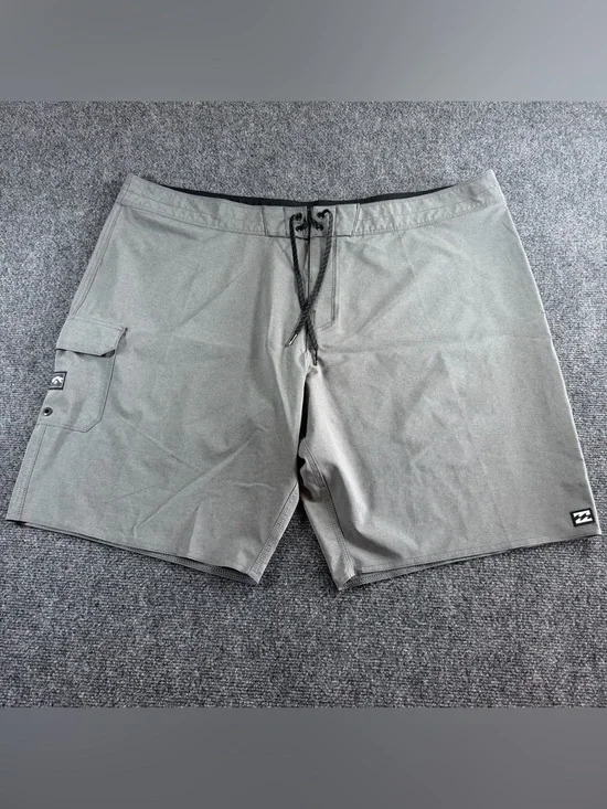 Billabong Mens Board Shorts All Day Pro Size 44 Gray Recycler Surf Beach Swim