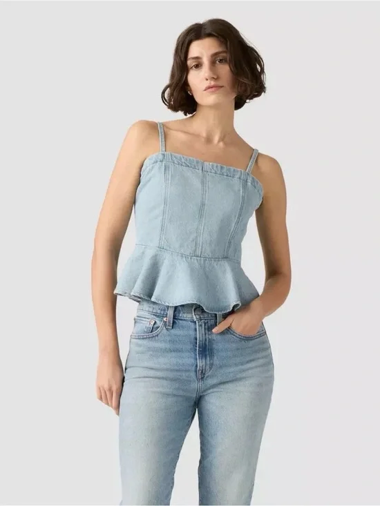 Levi Anderson Flounce Tank Top