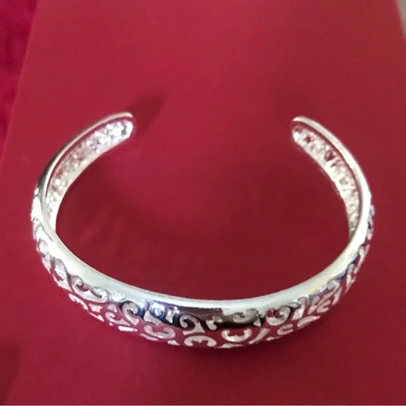 Sterling Silver Filigree Cuff Bracelet