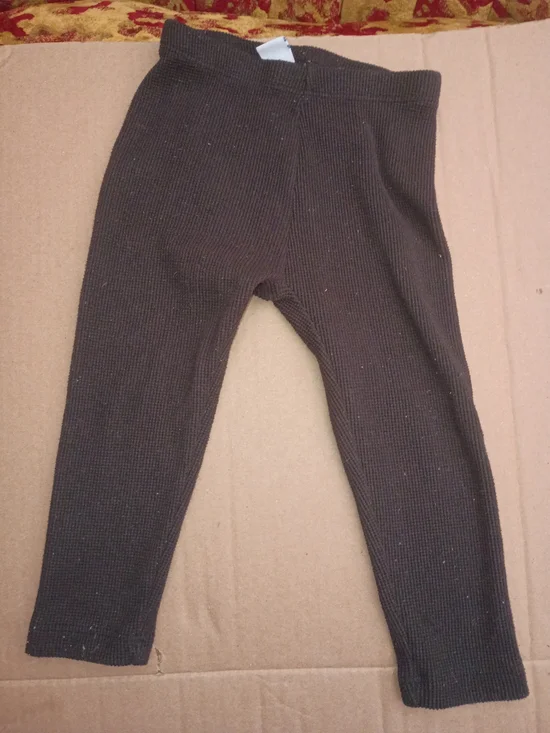 Old Navy Brown Ribbed Kids Leggings
