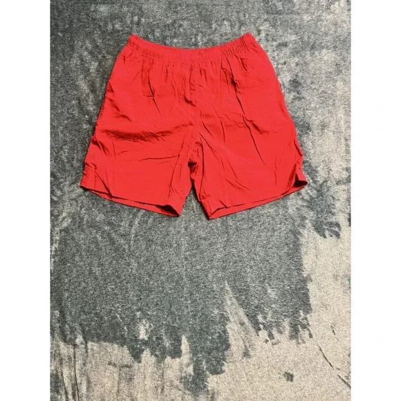 Polo Sport Ralph Lauren Mens M Red Swim Trunks Mesh Lined 7 Inseam